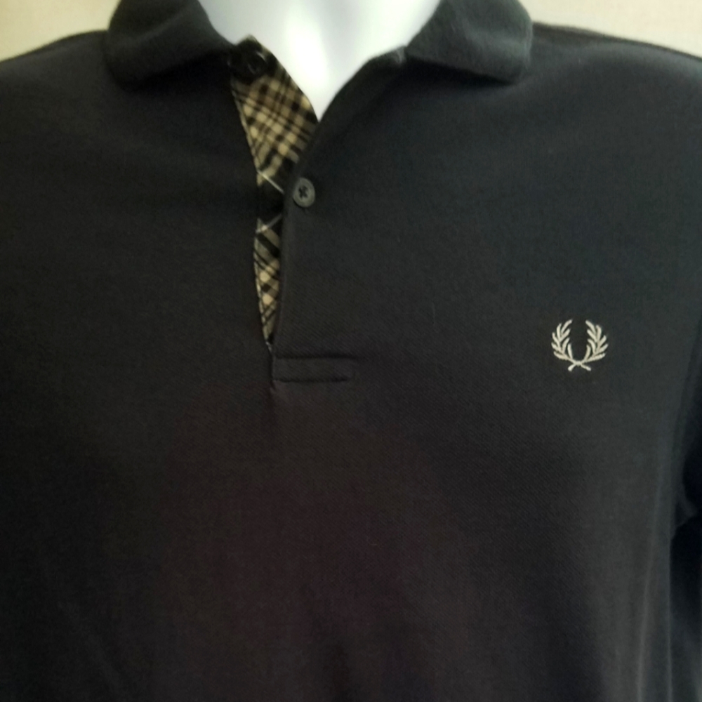 Men's "Fred Perry" Black Polo Shirt